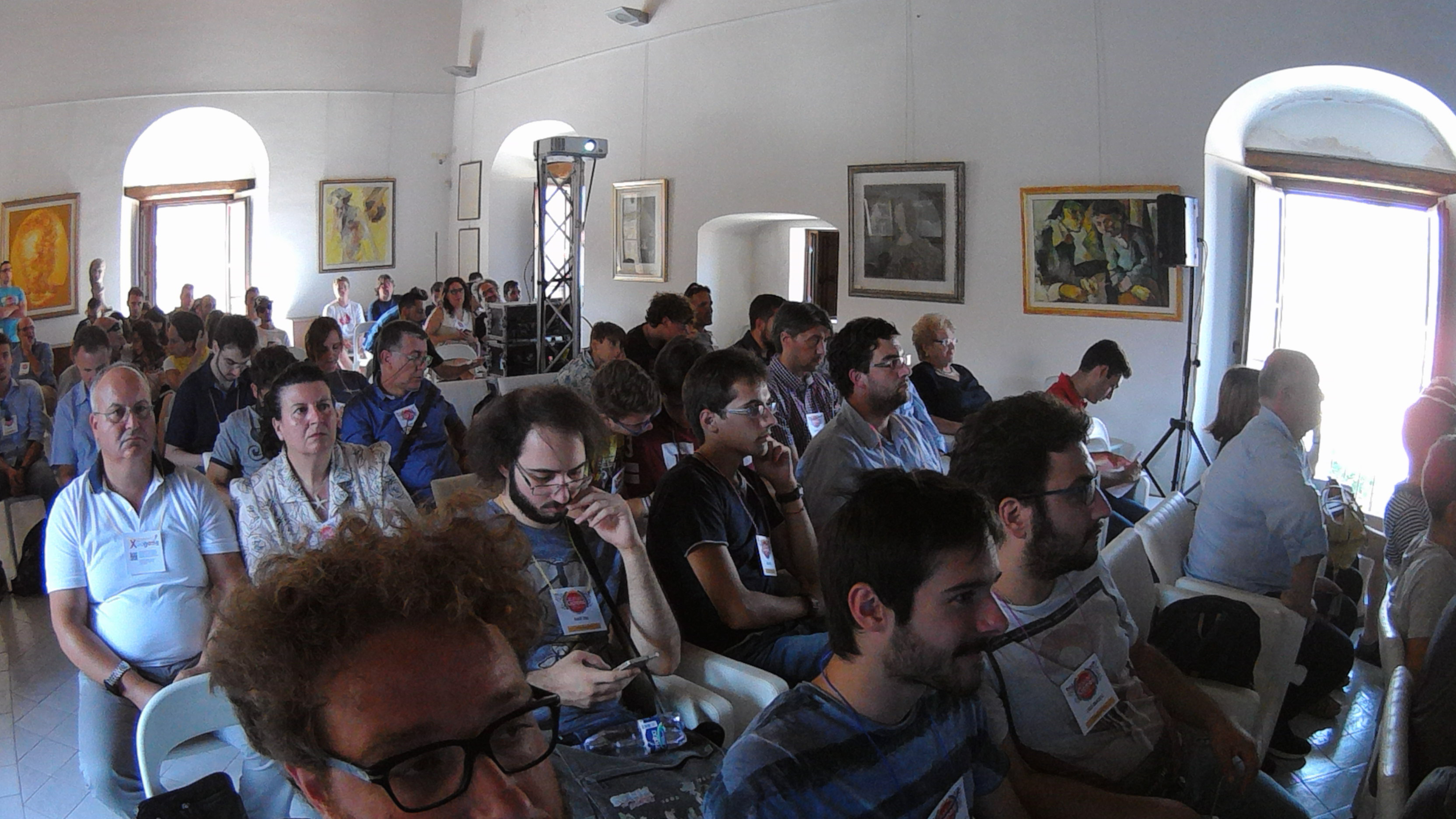 La Sala dell'Italian Games Fest 2016