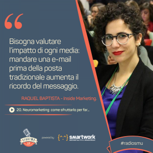 La citazione di Raquel sul neuromarketing