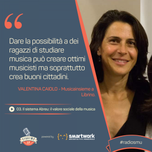 La citazione di Valentina di Catania sul sistema Abreu