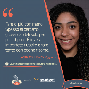 La citazione di Aisha su Mygrants e immigrati