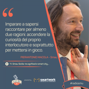 La citazione di Pierantonio di Smau