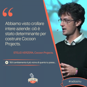 La citazione sul cambiamento e il Fallimento di Stelio Verzera di Cocoon Projects