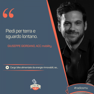 La citazione di Giuseppe di ACC mobility sulle Cargo bike