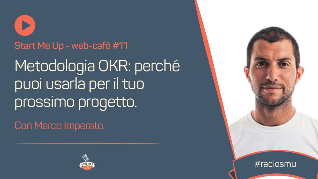 Copertina del web café su metodologia OKR con Marco Imperato