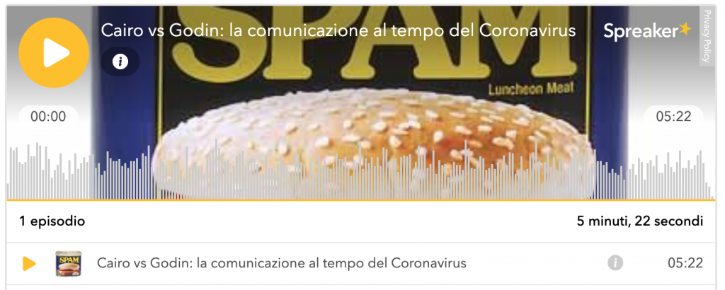 Spam tutto grasso che cola - podcast copertina: oggi si parla di social network