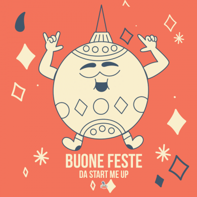 Cartolina auguri Natale 2020 Start Me Up