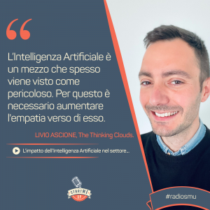 Livio Ascione di The thinking clouds su intelligenza artificiale- bravo innovation hub