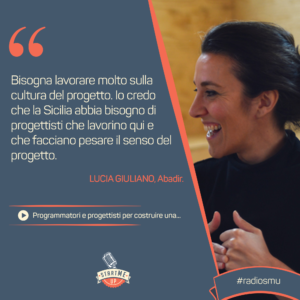 La citazione di Lucia di Abadir sulla formazione in Sicilia