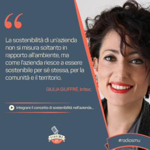 La citazione sulla sostenibilità di Giulia Giuffré di Irritec